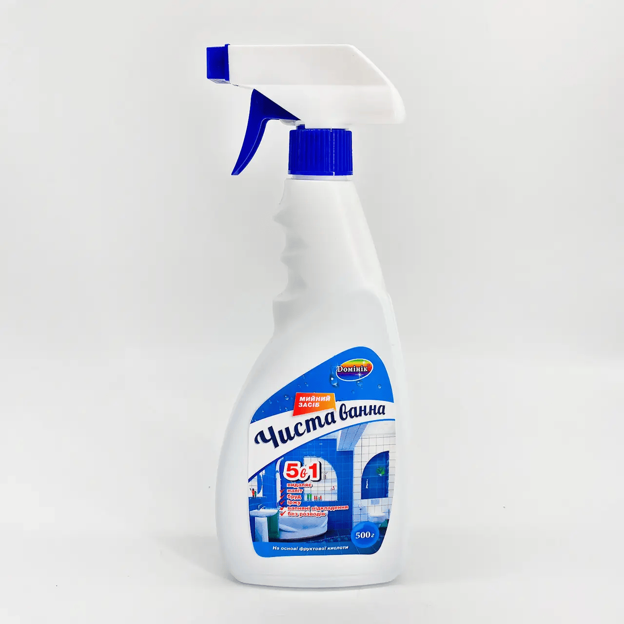 Засіб для ванної кімнати Чиста ванна Domik Expert 5 в 1 розпилювач 750 мл